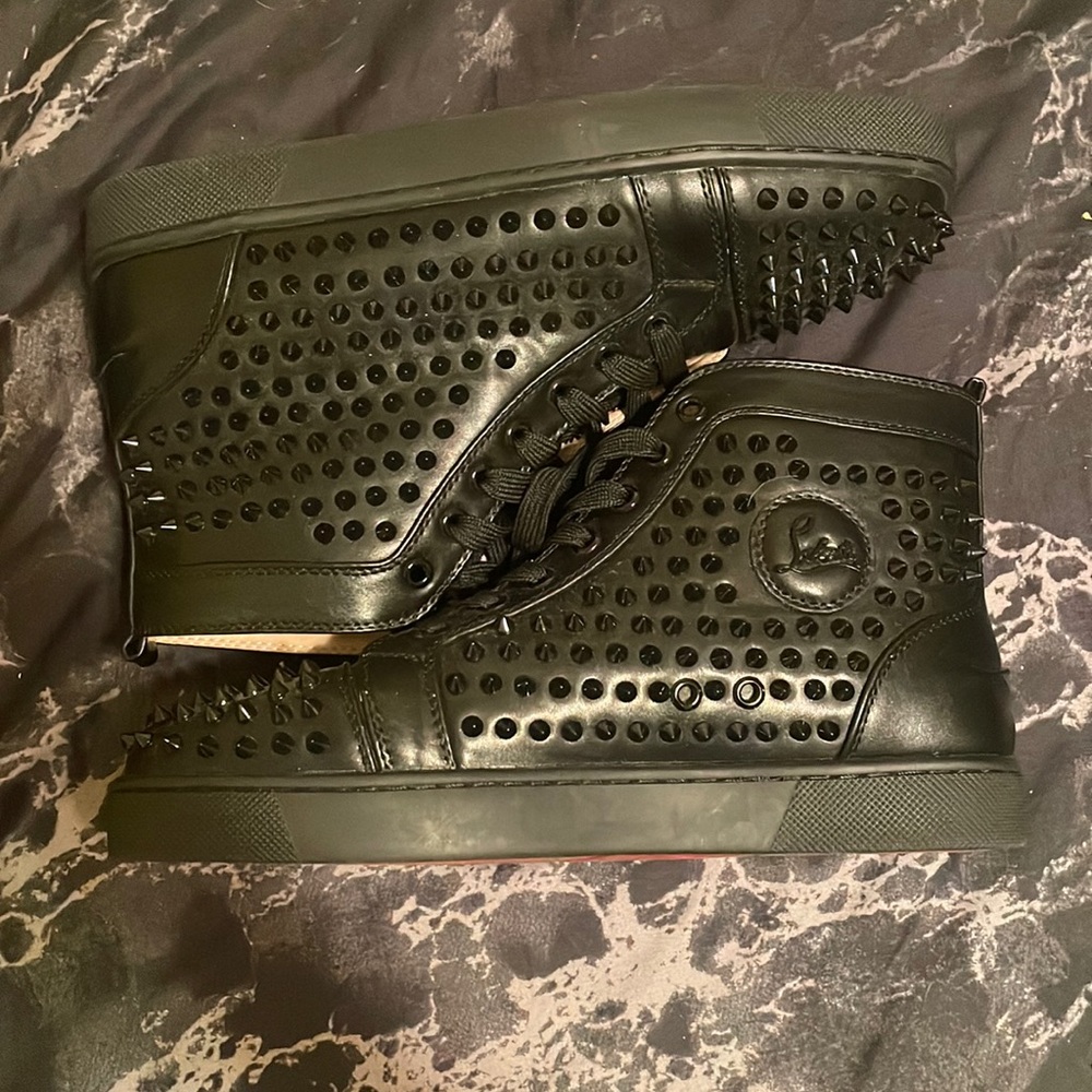 Mens spiked Christian louboutin